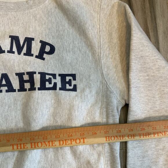VTG Champion Reverse Weave Crewneck Sweatshirt Size Small Camp Illahee Logo - Picture 5 of 7